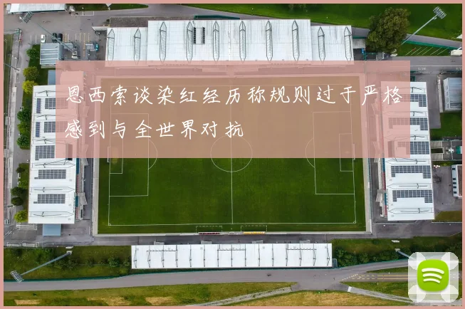 恩西索谈染红经历称规则过于严格感到与全世界对抗